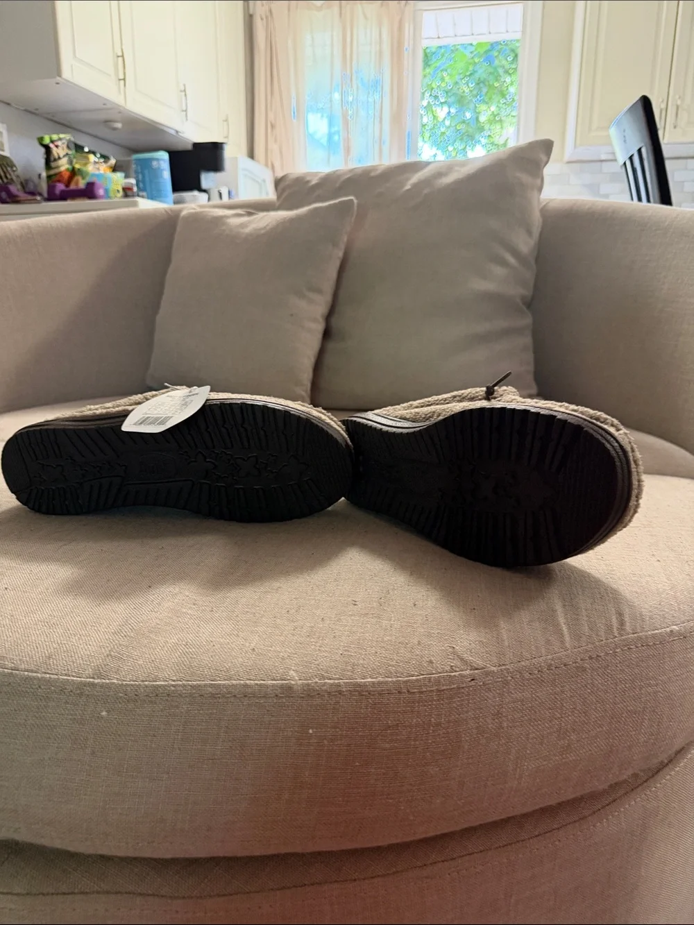 Hey Dude Men's Tan Sherpa Moccasin Slip-Ons